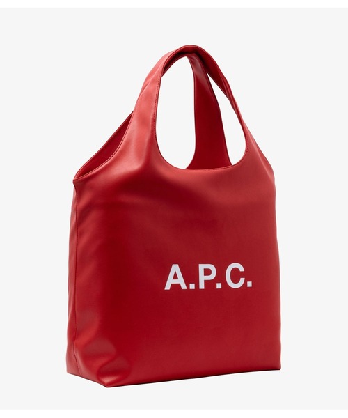 A.P.C.（アーペーセー）の「TOTE NINON（トートバッグ・メンズ・アイボリー/イエロー系その他/レッド・ONESIZE）」の8枚目の写真