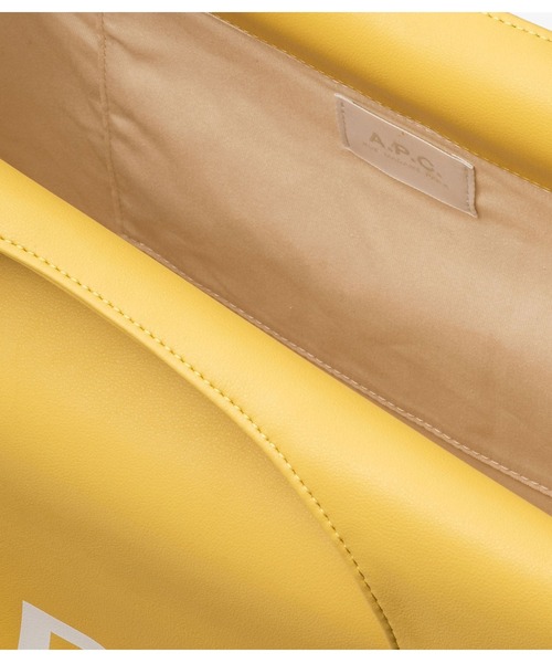 A.P.C.（アーペーセー）の「TOTE NINON（トートバッグ・メンズ・アイボリー/イエロー系その他/レッド・ONESIZE）」の13枚目の写真
