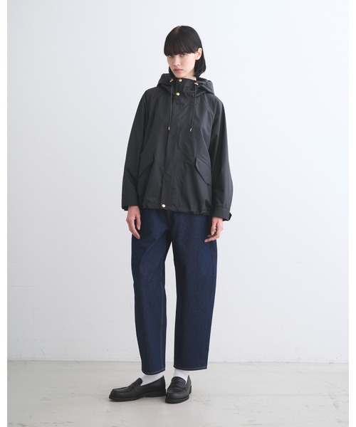 Traditional Weatherwear（トラディショナルウェザーウェア）の「SELSEY SHORT（ステンカラーコート・レディース・ベージュ系/オフホワイト/ブラック・34/32）」の6枚目の写真