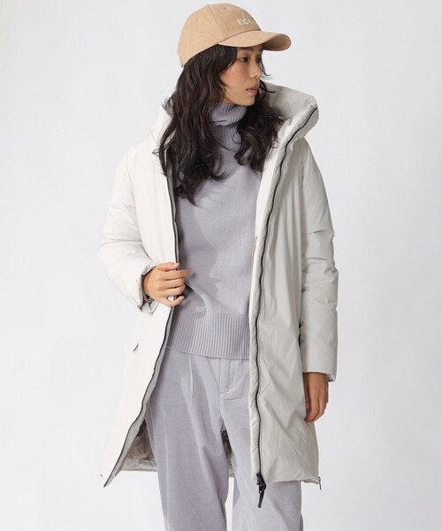 ECOALF（エコアルフ）の「MATI フーデッド コート / MATI JACKET WOMAN（その他アウター・レディース・ホワイト系その他/ブラック・XS/S）」の5枚目の写真