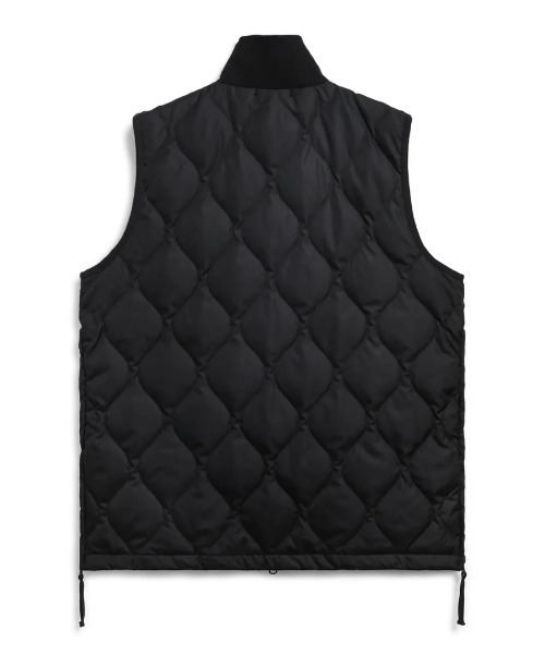 TAION(タイオン)の「【TAION】ミリタリー リブハイネックWジップ ダウンベスト / MILITARY W-ZIP LIB HI NECK DOWN VEST(ダウンジャケット/コート・メンズ・ブラック/ダークグレー・L/XL)」の7枚目の写真