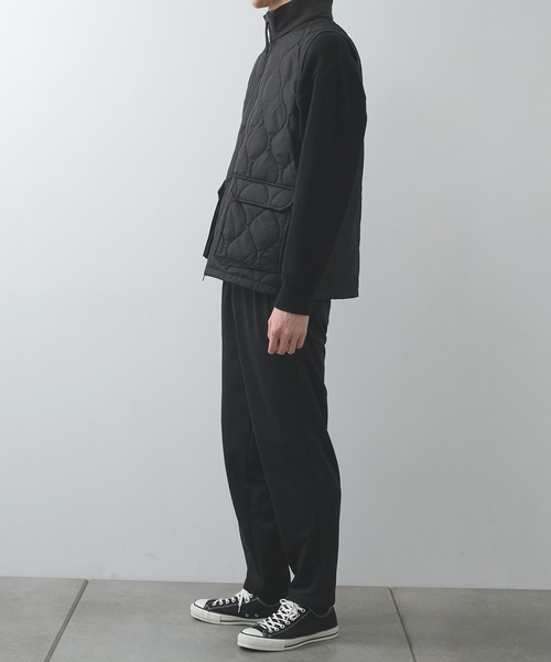 TAION(タイオン)の「【TAION】ミリタリー リブハイネックWジップ ダウンベスト / MILITARY W-ZIP LIB HI NECK DOWN VEST(ダウンジャケット/コート・メンズ・ブラック/ダークグレー・L/XL)」の17枚目の写真