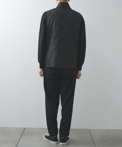 TAION(タイオン)の「【TAION】ミリタリー リブハイネックWジップ ダウンベスト / MILITARY W-ZIP LIB HI NECK DOWN VEST(ダウンジャケット/コート・メンズ・ブラック/ダークグレー・L/XL)」の16枚目の写真