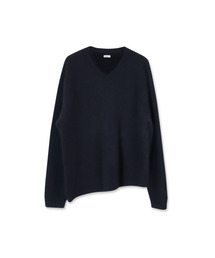 YOUCHE PRET A PORTER（ユッシュプレタポルテ）の「AR OBLIQUE ALPACA KNIT - Black（ニット/セーター）」