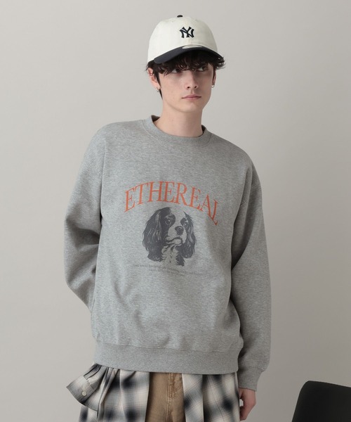 RAGEBLUE(レイジブルー)の「Dog Illustration Print Sweat/DOGイラストプリントスウェット(スウェット・メンズ・レッド/グレー系その他/ブラック・LARGE/MEDIUM)」の22枚目の写真