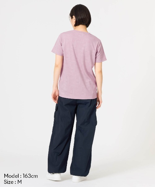 le coq sportif(ルコックスポルティフ)の「【はっ水】ナイロンワッシャーカーゴパンツ(カーゴパンツ・レディース・ネイビー/ピンク・XL/L/M/S)」の5枚目の写真