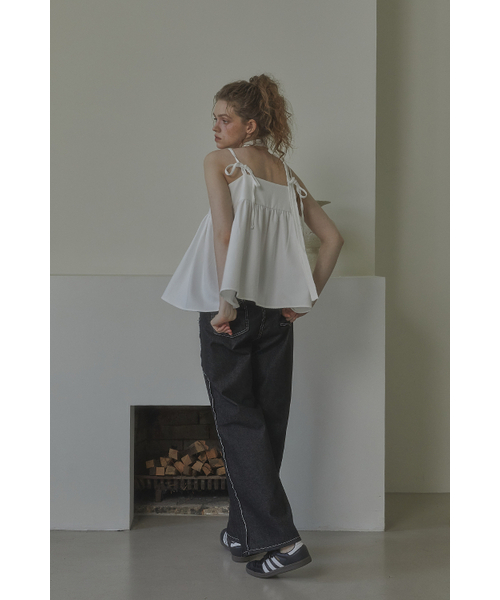 LETERIE(レテリー)の「NON-FADE DENIM PANTS(デニムパンツ・レディース・その他・S/M)」の3枚目の写真