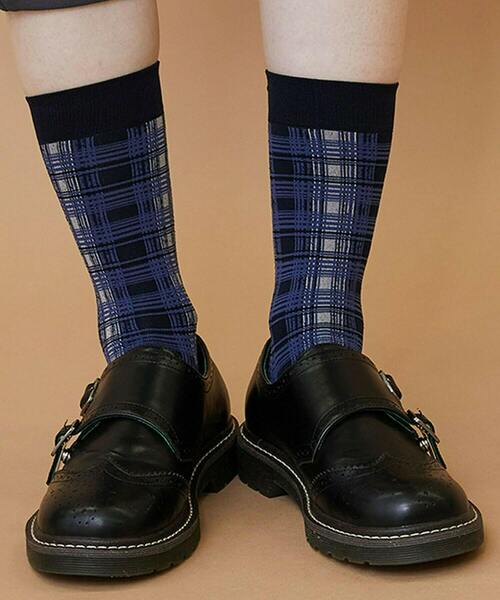 FRAPBOIS（フラボア）の「オンブレーソックス（ソックス/靴下・レディース・ネイビー/ベージュ/グリーン・FREE）」の3枚目の写真