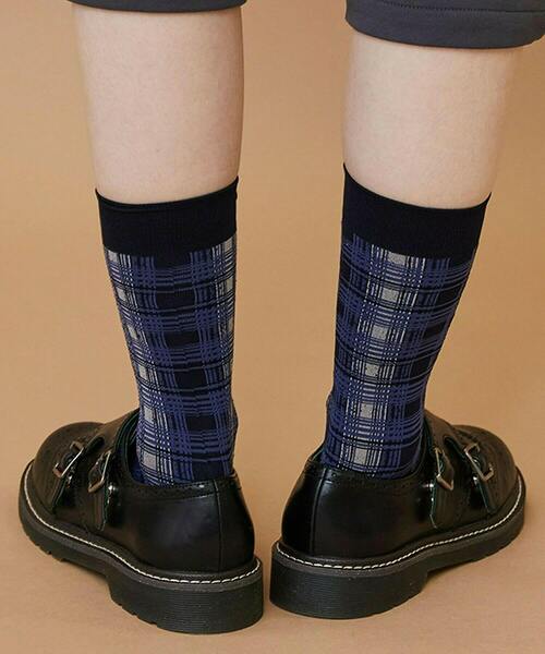 FRAPBOIS（フラボア）の「オンブレーソックス（ソックス/靴下・レディース・ネイビー/ベージュ/グリーン・FREE）」の9枚目の写真