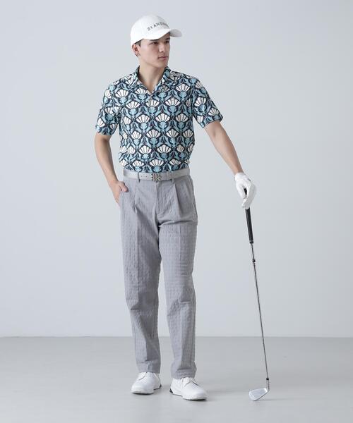 St ANDREWS(セントアンドリュース)の「EXストレッチVISION千鳥楊柳ストレッチパンツ (MENS)(その他パンツ・メンズ・ネイビー/ホワイト/グレー・L/LL/S/LL1/M)」の5枚目の写真