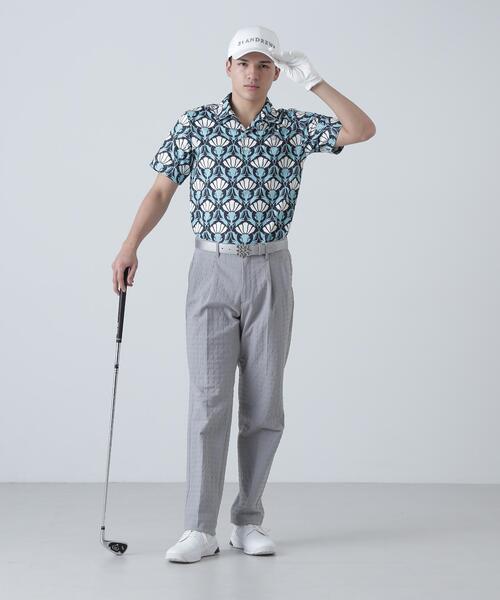 St ANDREWS(セントアンドリュース)の「EXストレッチVISION千鳥楊柳ストレッチパンツ (MENS)(その他パンツ・メンズ・ネイビー/ホワイト/グレー・L/LL/S/LL1/M)」の6枚目の写真