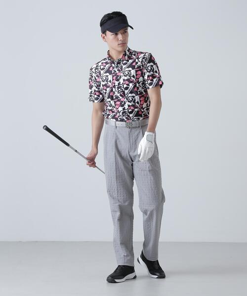 St ANDREWS(セントアンドリュース)の「EXストレッチVISION千鳥楊柳ストレッチパンツ (MENS)(その他パンツ・メンズ・ネイビー/ホワイト/グレー・L/LL/S/LL1/M)」の7枚目の写真