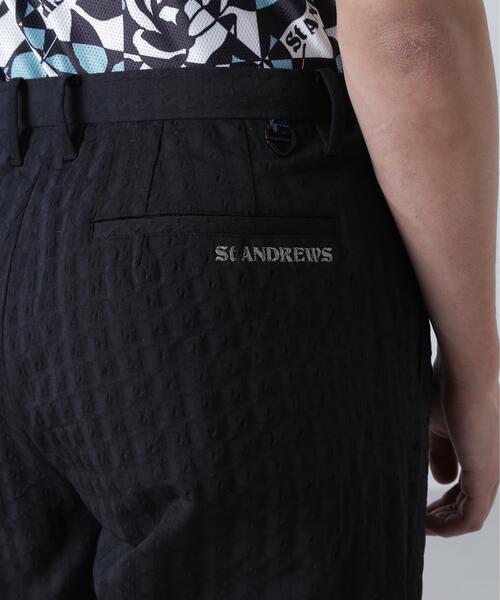 St ANDREWS(セントアンドリュース)の「EXストレッチVISION千鳥楊柳ストレッチパンツ (MENS)(その他パンツ・メンズ・ネイビー/ホワイト/グレー・L/LL/S/LL1/M)」の16枚目の写真