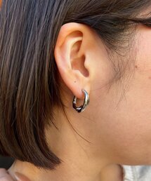 CAPRICIEUX LE'MAGE（カプリシューレマージュ）の「〈GOLDY/ゴールディ〉ノットフープピアス（ピアス（両耳用））」