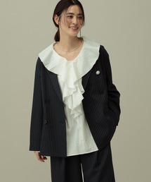 LAKOLE | 【セレモニー/卒入式にも】<多機能素材>パウダリーツイルWジャケット / 638604(テーラードジャケット)