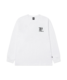 GOTHIC LONG SLV TEE white