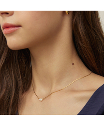 ADAUL（アダウル）の「Simple one pearl necklace - gold（ネックレス）」