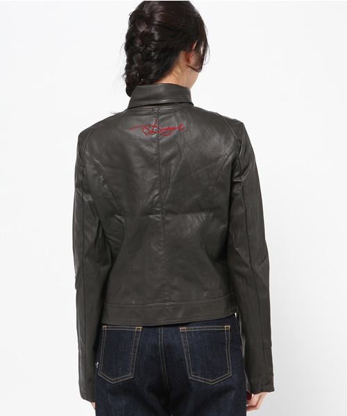 Desigual（デシグアル）の「「Desigual/デシグアル」ライダーズジャケット（ライダースジャケット・レディース・ブラック系その他・38/36/40/44）」の4枚目の写真