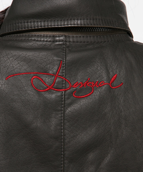 Desigual（デシグアル）の「「Desigual/デシグアル」ライダーズジャケット（ライダースジャケット・レディース・ブラック系その他・38/36/40/44）」の9枚目の写真