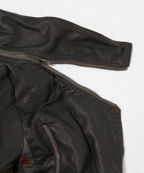 Desigual（デシグアル）の「「Desigual/デシグアル」ライダーズジャケット（ライダースジャケット・レディース・ブラック系その他・38/36/40/44）」の6枚目の写真