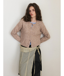 ETMON（エトモン）の「Mohair Knit Cardigan, Beige（カーディガン/ボレロ）」