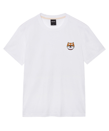 OKSTAR（オクスター）の「柴刺繍パッチ半袖（Tシャツ/カットソー）」