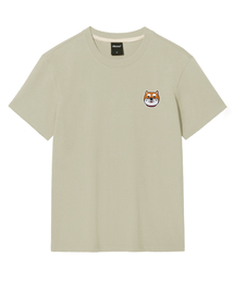 OKSTAR（オクスター）の「柴刺繍パッチ半袖（Tシャツ/カットソー）」