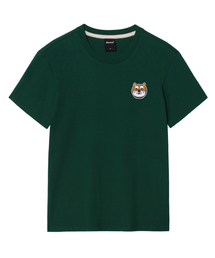 OKSTAR（オクスター）の「柴刺繍パッチ半袖（Tシャツ/カットソー）」