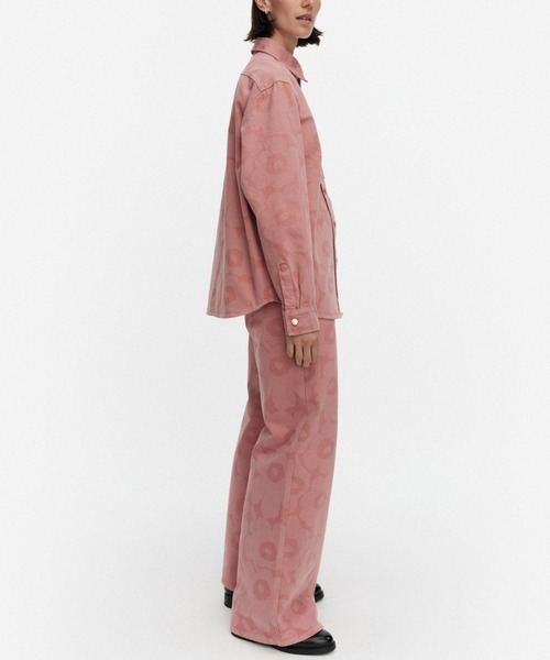 marimekko（マリメッコ）の「【Maridenim】 Vaihe Unikko / Shirt（シャツ/ブラウス・レディース・ベビーピンク・38/32/34/42/36/40）」の2枚目の写真