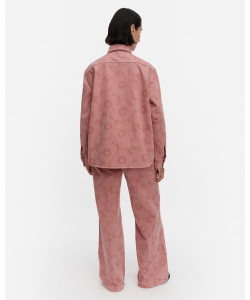 marimekko（マリメッコ）の「【Maridenim】 Vaihe Unikko / Shirt（シャツ/ブラウス・レディース・ベビーピンク・38/32/34/42/36/40）」の3枚目の写真