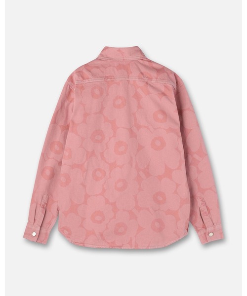 marimekko（マリメッコ）の「【Maridenim】 Vaihe Unikko / Shirt（シャツ/ブラウス・レディース・ベビーピンク・38/32/34/42/36/40）」の5枚目の写真