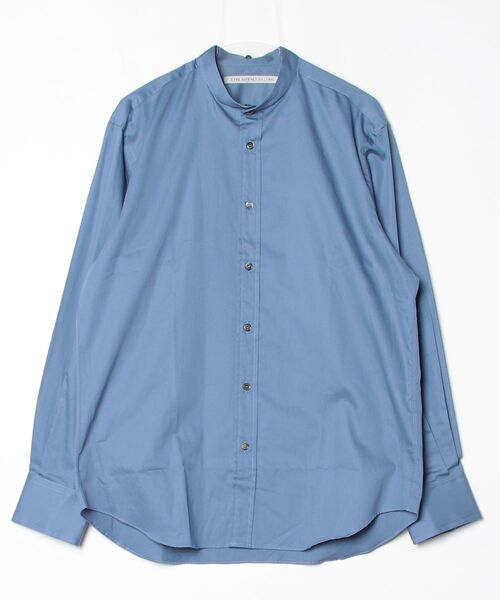 JOHN LAWRENCE SULLIVAN(ジョンローレンスサリバン)の「COTTON SATIN DETACHABLE COLLAR SHIRT(シャツ/ブラウス・メンズ・ブラック/ホワイト・44/46/48)」の9枚目の写真