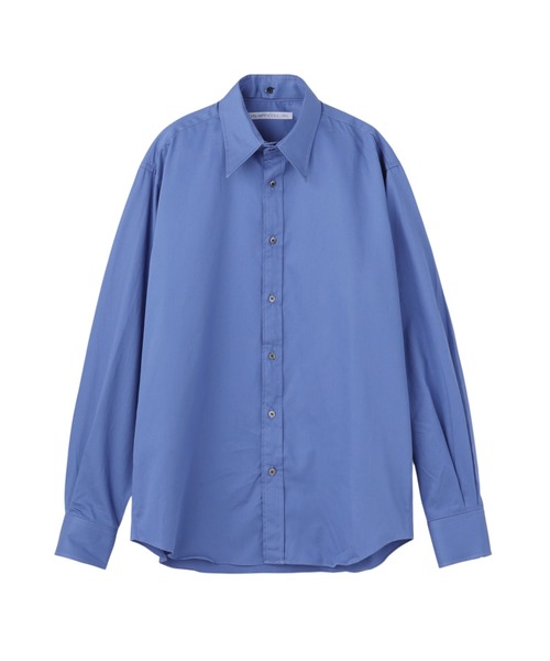 JOHN LAWRENCE SULLIVAN（ジョンローレンスサリバン）の「COTTON SATIN DETACHABLE COLLAR SHIRT（シャツ/ブラウス・メンズ・ブラック/ホワイト/ボルドー/サックスブルー・44/46/48）」の3枚目の写真