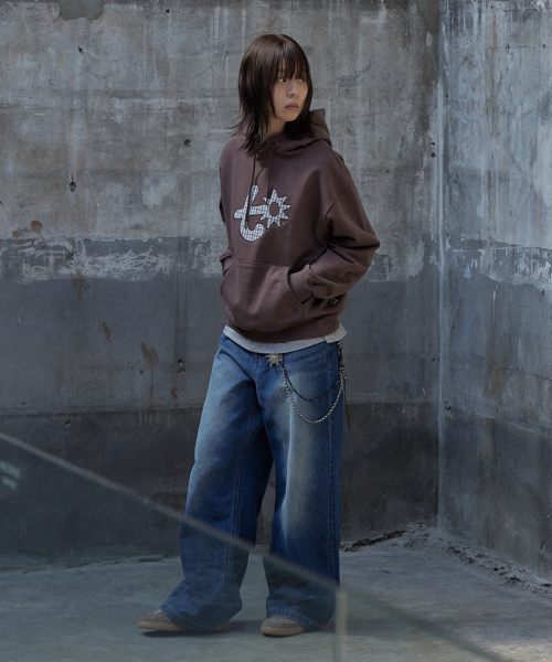 TONY LAWRENCE(トニーローレンス)の「アプリケ刺繍フードパーカー ブラウン(パーカー・レディース・その他・SMALL/MEDIUM/LARGE)」の7枚目の写真