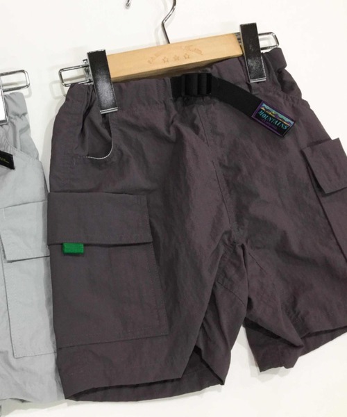 F.O.KIDS(エフオーキッズ)の「F.O.KIDS/エフオーキッズ ガゼットクロッチ ウエストベルト クライミングショーツ 2026年 夏 夏服(その他パンツ・キッズ・ライトグレー/ベージュ/パープル・140/150/160)」の3枚目の写真