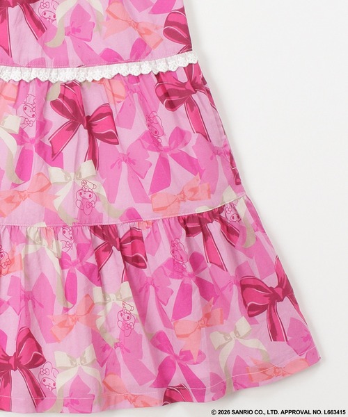 HAKKA KIDS(ハッカキッズ)の「【ハッカキッズ×サンリオキャラクターズ】オリジナルプリントワンピース(ワンピース・キッズ・ピンク/イエロー/パープル/サックスブルー・120cm/110cm/100cm/130cm)」の11枚目の写真