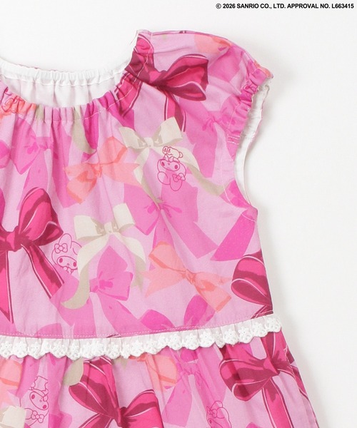 HAKKA KIDS(ハッカキッズ)の「【ハッカキッズ×サンリオキャラクターズ】オリジナルプリントワンピース(ワンピース・キッズ・ピンク/イエロー/パープル/サックスブルー・120cm/110cm/100cm/130cm)」の5枚目の写真