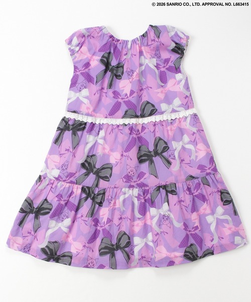 HAKKA KIDS(ハッカキッズ)の「【ハッカキッズ×サンリオキャラクターズ】オリジナルプリントワンピース(ワンピース・キッズ・ピンク/イエロー/パープル/サックスブルー・120cm/110cm/100cm/130cm)」の7枚目の写真