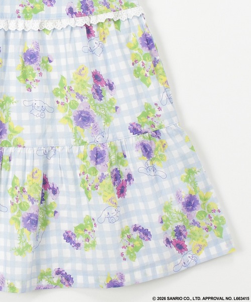HAKKA KIDS(ハッカキッズ)の「【ハッカキッズ×サンリオキャラクターズ】オリジナルプリントワンピース(ワンピース・キッズ・ピンク/イエロー/パープル/サックスブルー・120cm/110cm/100cm/130cm)」の6枚目の写真