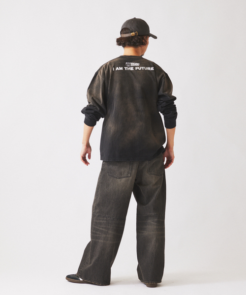 JOURNAL STANDARD relume(ジャーナルスタンダード レリューム)の「スモーキーデニム 11oz ワイド エンジニアド パンツ(デニムパンツ・メンズ・コバルトブルー/ブラック系その他/クリアブルー・MEDIUM/LARGE)」の15枚目の写真