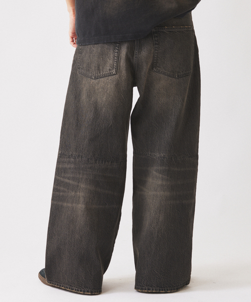 JOURNAL STANDARD relume(ジャーナルスタンダード レリューム)の「スモーキーデニム 11oz ワイド エンジニアド パンツ(デニムパンツ・メンズ・コバルトブルー/ブラック系その他/クリアブルー・MEDIUM/LARGE)」の20枚目の写真