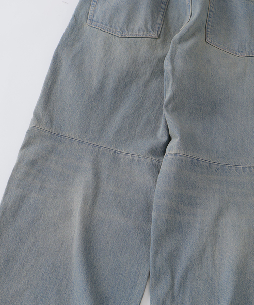 JOURNAL STANDARD relume(ジャーナルスタンダード レリューム)の「スモーキーデニム 11oz ワイド エンジニアド パンツ(デニムパンツ・メンズ・コバルトブルー/ブラック系その他/クリアブルー・MEDIUM/LARGE)」の5枚目の写真