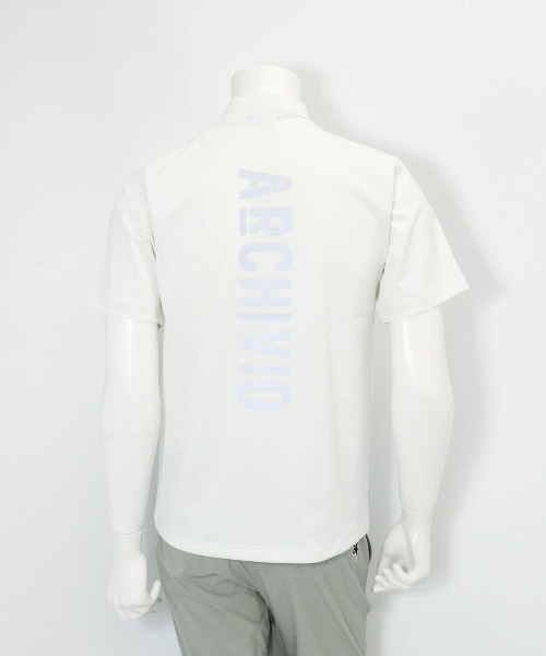 archivio(アルチビオ)の「<MENS>UV冷感バックロゴプルオーバー(Tシャツ/カットソー・メンズ・ブラック/ホワイト/ブルー/ベージュ・M/LL/L)」の22枚目の写真