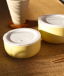 HAKOYA（ハコヤ）の「HAKOYA さっと洗える保存容器 丸 675ml（お弁当箱）」