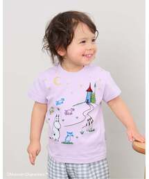 【MOOMIN】ムーミンと夜空半袖Tシャツ