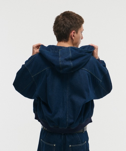 セール】FIREMAN HOOK DENIM HOODIE / ファイヤーマンフック デニム