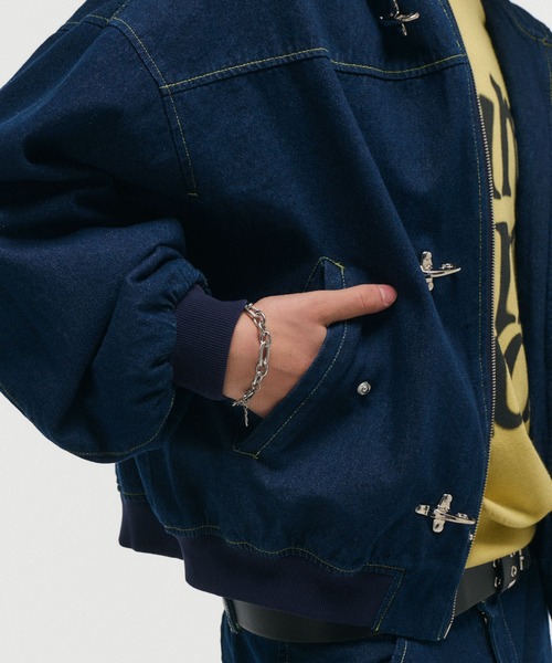 FIREMAN HOOK DENIM HOODIE / ファイヤーマンフック デニムフーディー