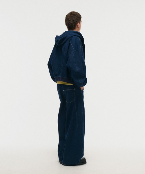 FIREMAN HOOK DENIM HOODIE / ファイヤーマンフック デニムフーディー