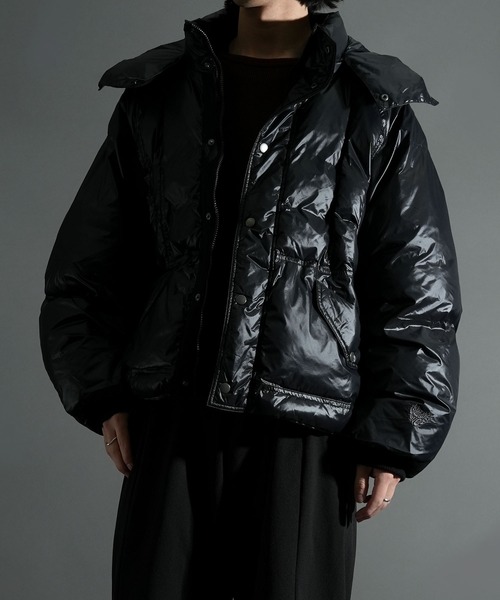 おしゃれスタ(オシャレスタ)の「2way リバーシブル 中綿 シレ―ブルゾン オーバーサイズ メンズ レディース(ブルゾン・メンズ・ブラウン/カーキ/ブラック・L/M)」の8枚目の写真