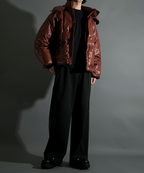 おしゃれスタ(オシャレスタ)の「2way リバーシブル 中綿 シレ―ブルゾン オーバーサイズ メンズ レディース(ブルゾン・メンズ・ブラウン/カーキ/ブラック・L/M)」の10枚目の写真